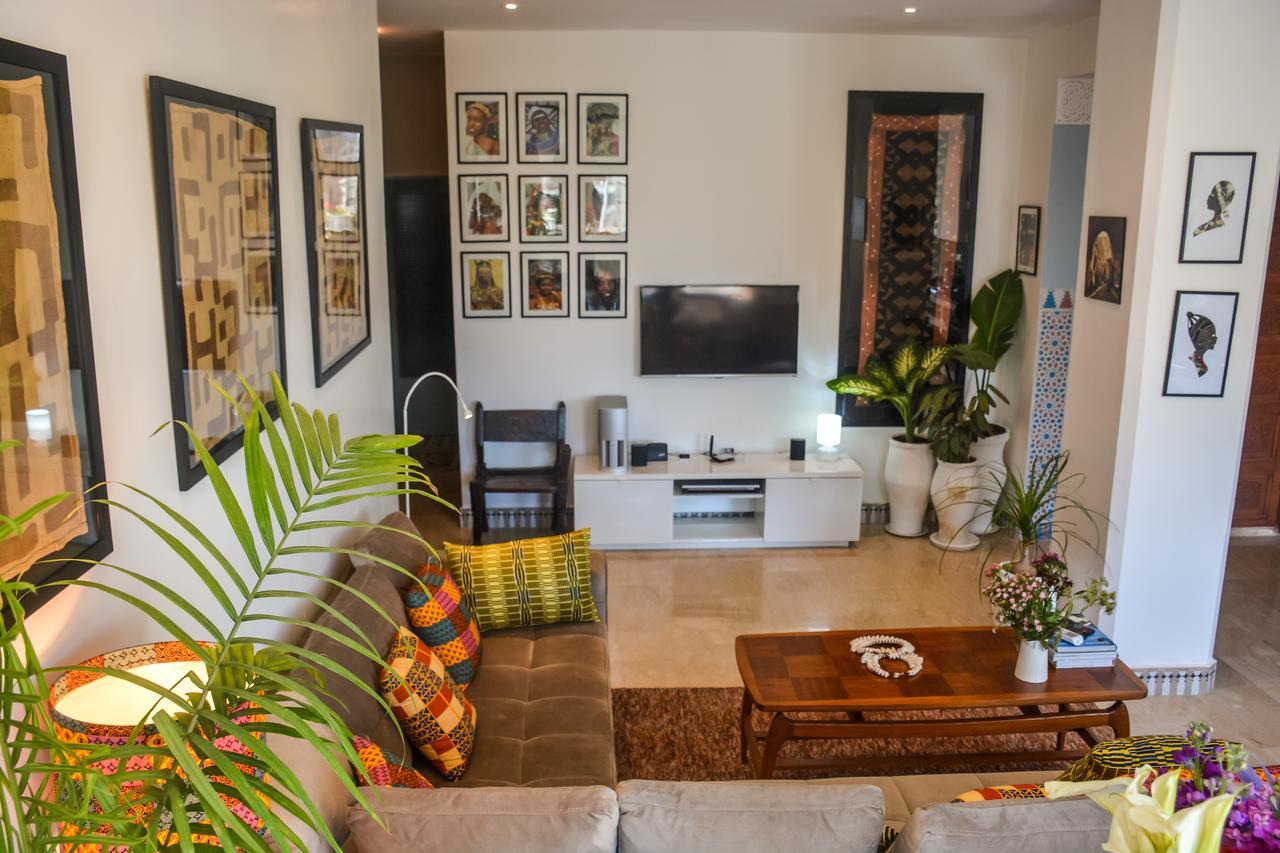 Appartement Moderne Moroccan/African Decoration Casablanca Bagian luar foto